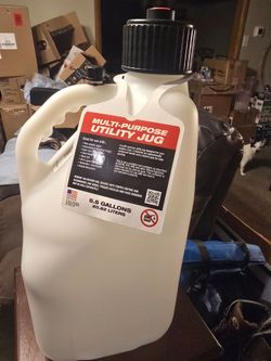 Brand New 5.5 Gallon Multi-Purpose Utility Jug (White)