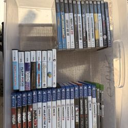 41 Video game lot PS4, PSP, And Nintendo DS