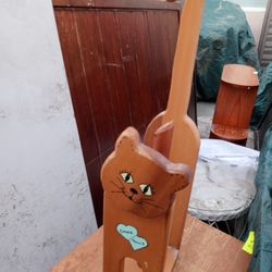 Cutie Cat Vintage Toilet Paper Holder 