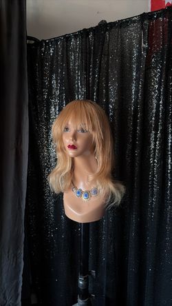 Human hair wig cap  blonde