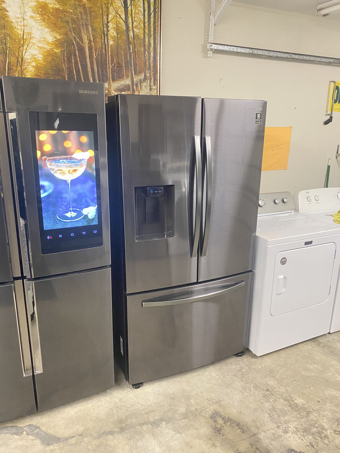 Samsung Refrigerator Black Stainless