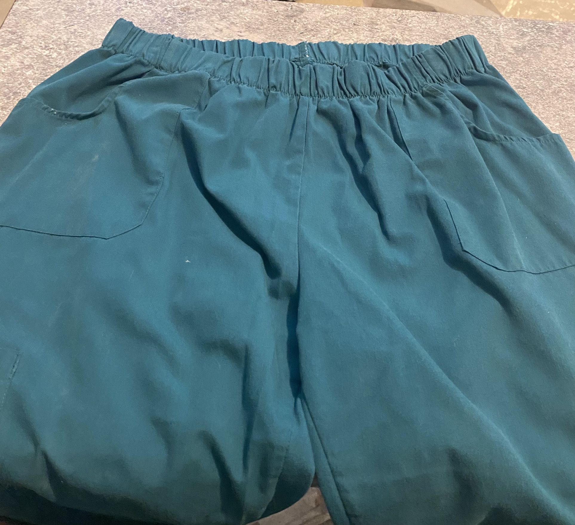 Fashion Seal Healthcare Scrub Pants , Green, Elastic waist, Front side pockets.