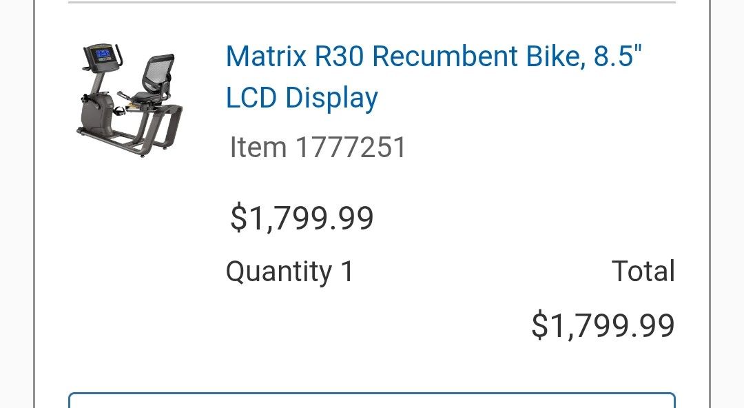 Like New Exercise Bike