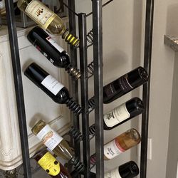 Handmade 12 Bottle Wine Rack With Shelf