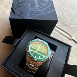 Filippo Loreti Green Gold Watch in Box