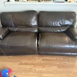 Real Leather Sofa