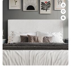 King Headboard And 14inch Metal Bed frame 
