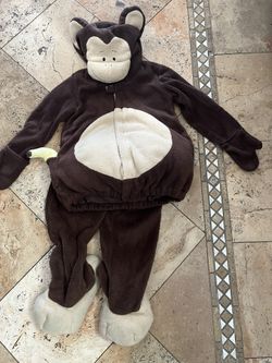 Pre-Owned Fleece Monkey Costume 4T-5T