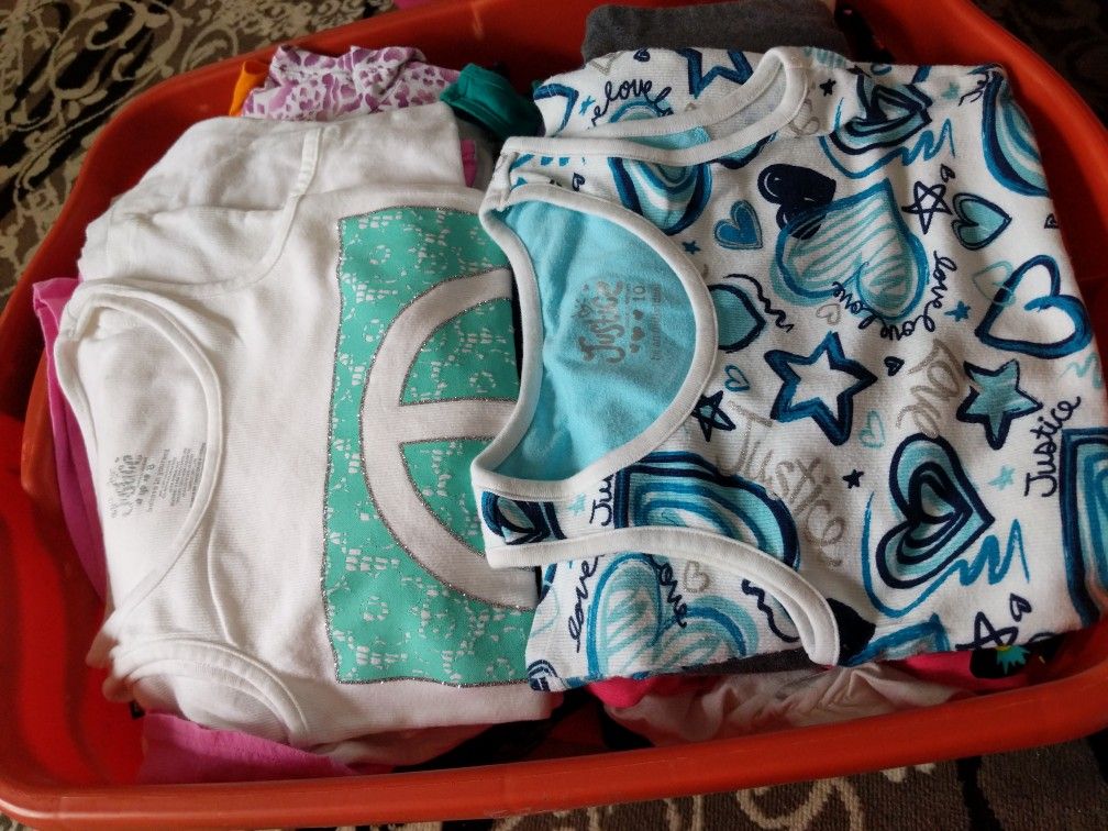Girls Summer & Winter clothes!!!! 3 Full Storage Containers!!!