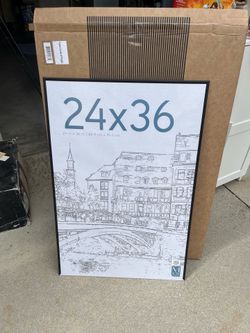 24x36 Black Poster Frames (Set of 4)