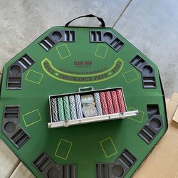 Poker Tabletop and Chips
