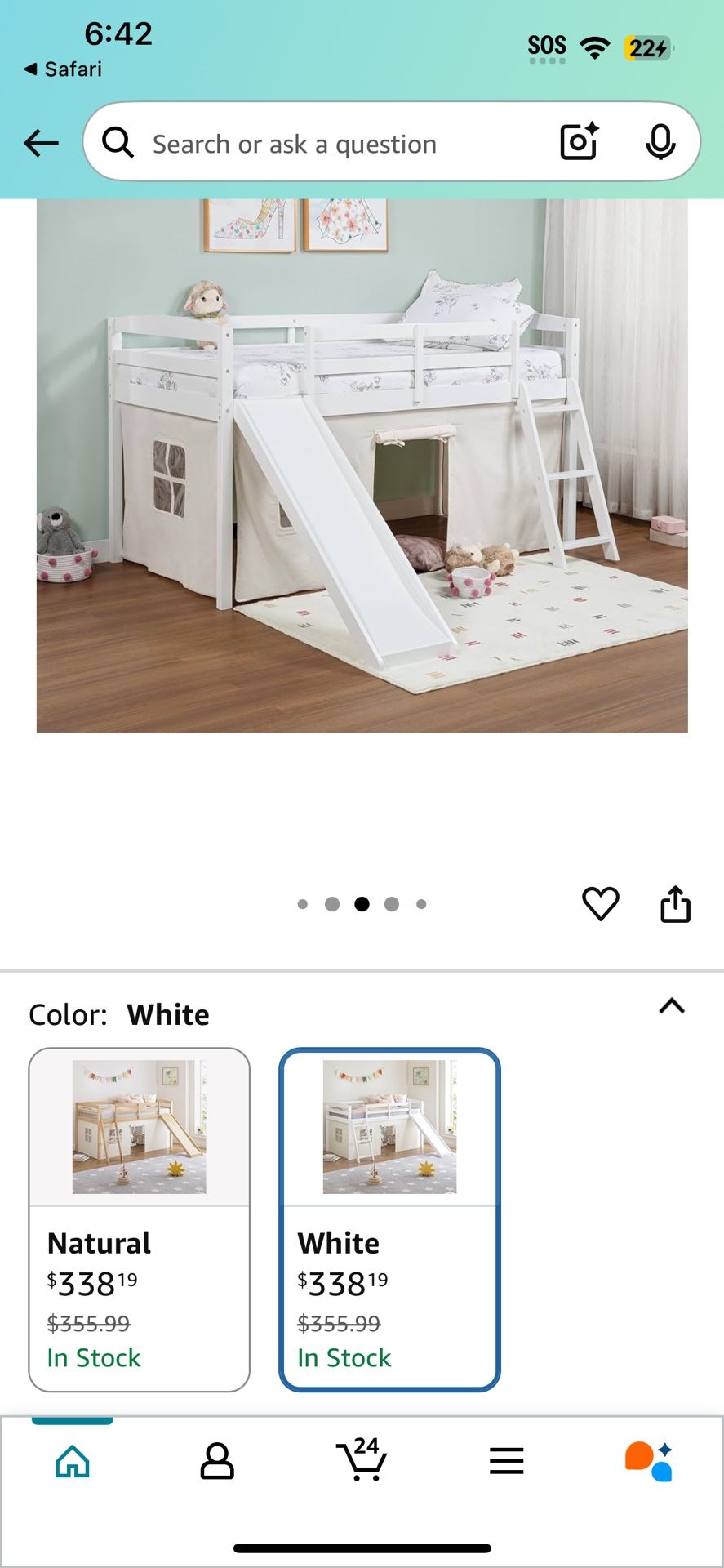 Kids Bed With Slide