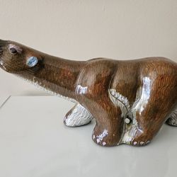 Ceramic Bear Figurine