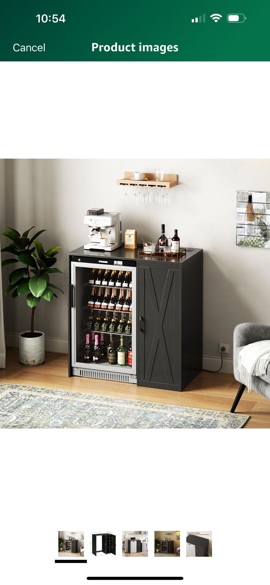 Mini Fridge Coffee Bar Stand