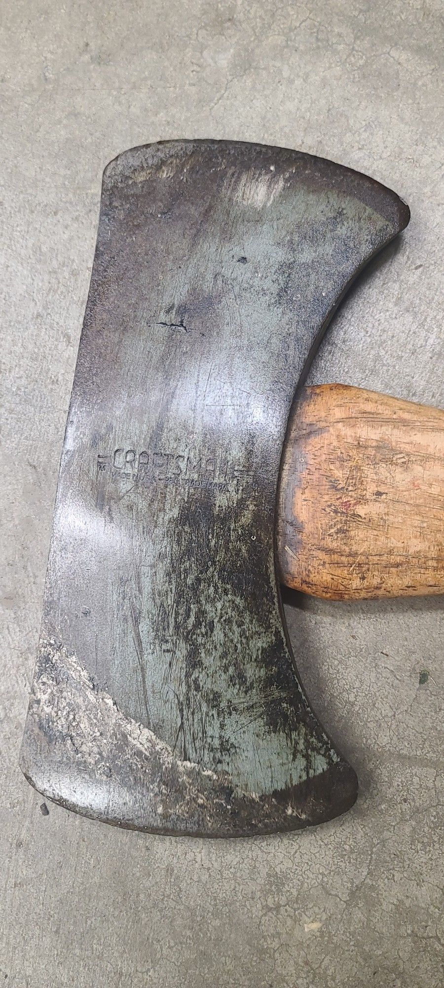 Vintage Craftsman Double Bit Axe/Adirondack 33" Handle
