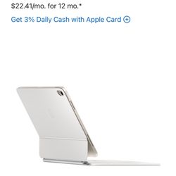 Magic Keyboard For iPad 11-inch White 