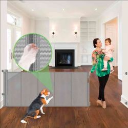 Stcockis 96" Retractable Baby Dog Gate