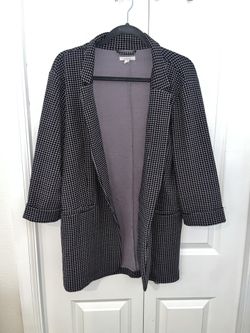 Maurices Light Purple Houndstooth Blazer XXL