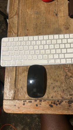 Apple keyboard and mouse