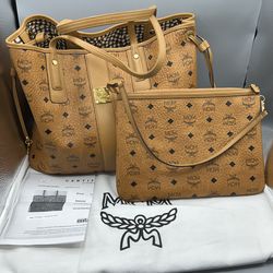 MCM purse with wristlet