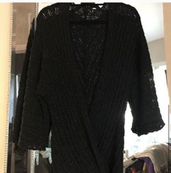 Black neck sweater medium