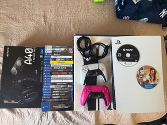 PS5 Console Bundle with Games and Controllers