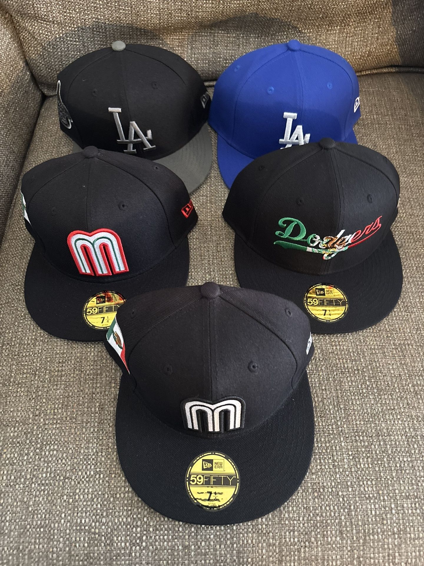 New Fitted Caps Size 71/4