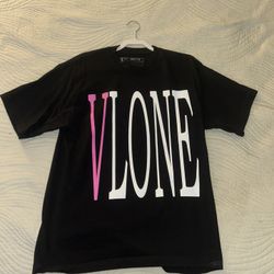 V lone Pink tee