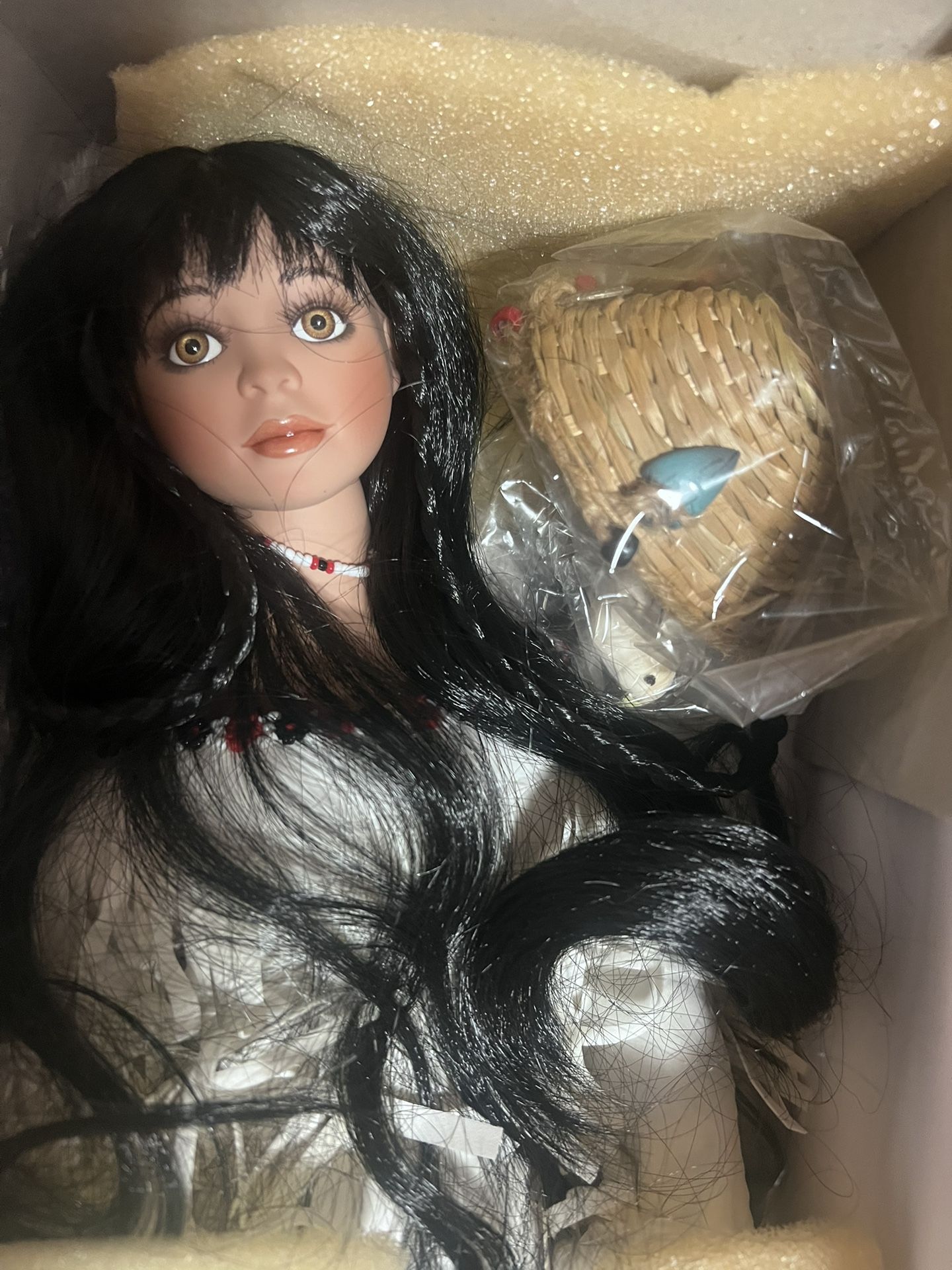 Paradise Galleries “Swirling Waters” Porcelain Doll – Treasury Collection Premiere Edition – w/ Box & COA