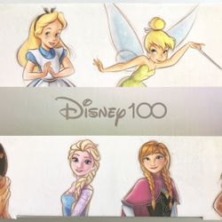 (NEW) (1 AVAILABLE) (RARE / OUT-OF-PRINT) DISNEY PRINCESS 100 YEARS OF WONDER 8-DOLL SET - 8 INCHES TALL