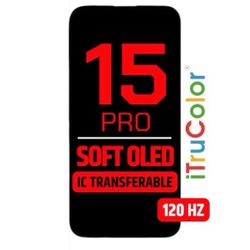iPhone 15 Pro LCD Assembly (Soft Oled 120 HZ By iTruColor)