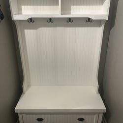 Beautiful White Hall Tree