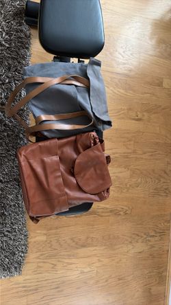 2 Bags, One Leather One Cloth