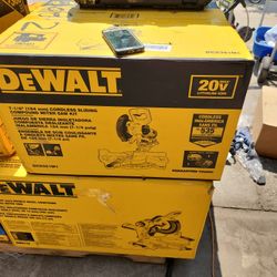 DEWALT
20V MAX Cordless 7-1/4 in. Sliding Miter Saw (Tool Only) STORE PRICE 359