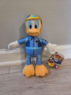 Disney Mickey and the Roadster Racers Donald Duck Plush Toy