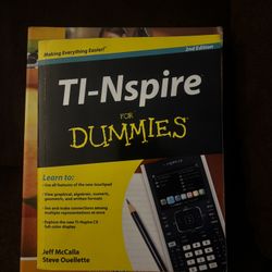TI-nspire for dummies book 