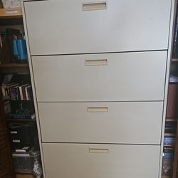 HDE 4 Drawer File Lateral Cabinet ( Used)