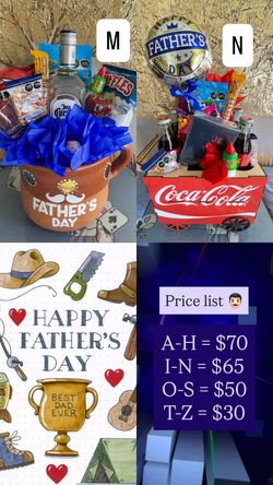 Father’s Day baskets Not For Sale