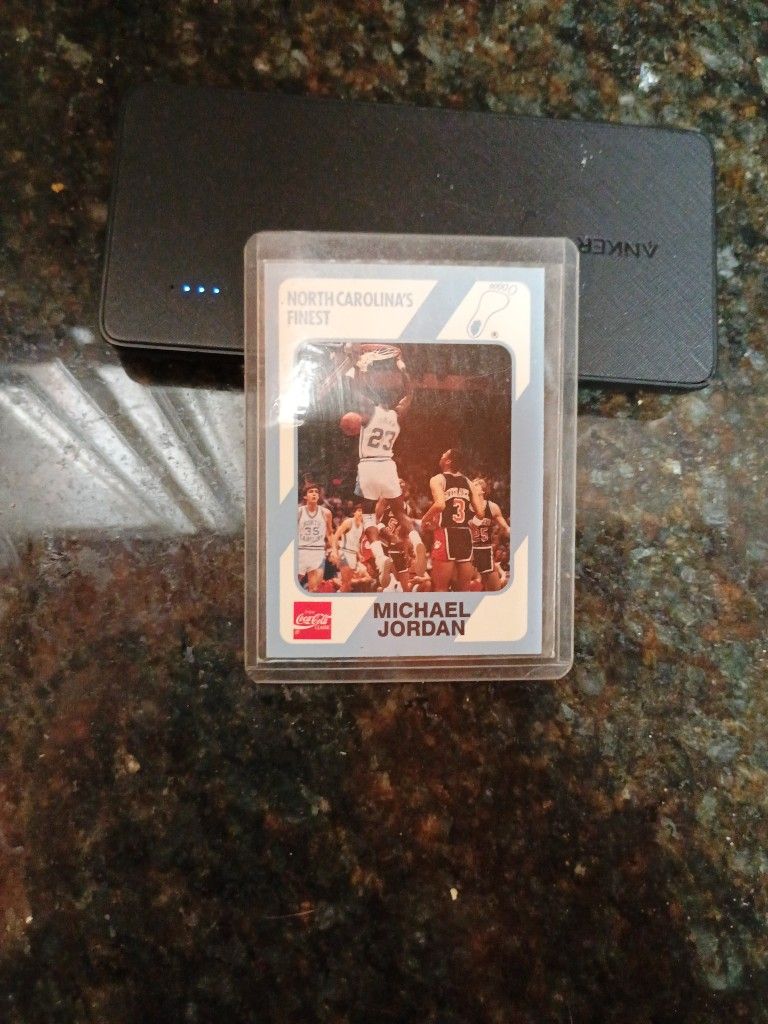 1989 Michael Jordan North Carolina Card