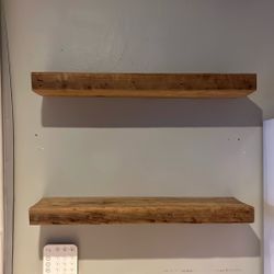4 Real Wood Shelves 