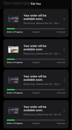 iPhone Duo 256GB night sky or star white Nov 16