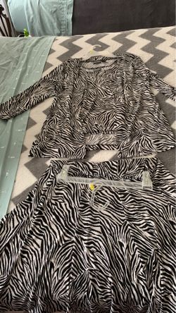 Zebra pattern costume