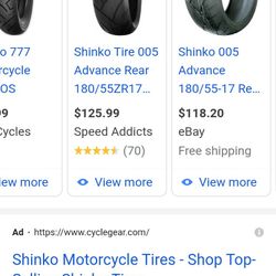 Rear Motorcycle Tire