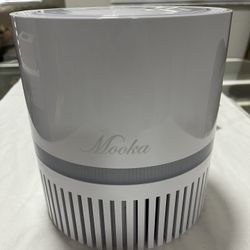 MOOKA Air Purifier Model: EPI810 Input: DC12V Rate Power: 8W Made In China.