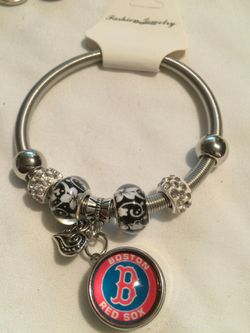 Boston Red Sox Charm Bracelet
