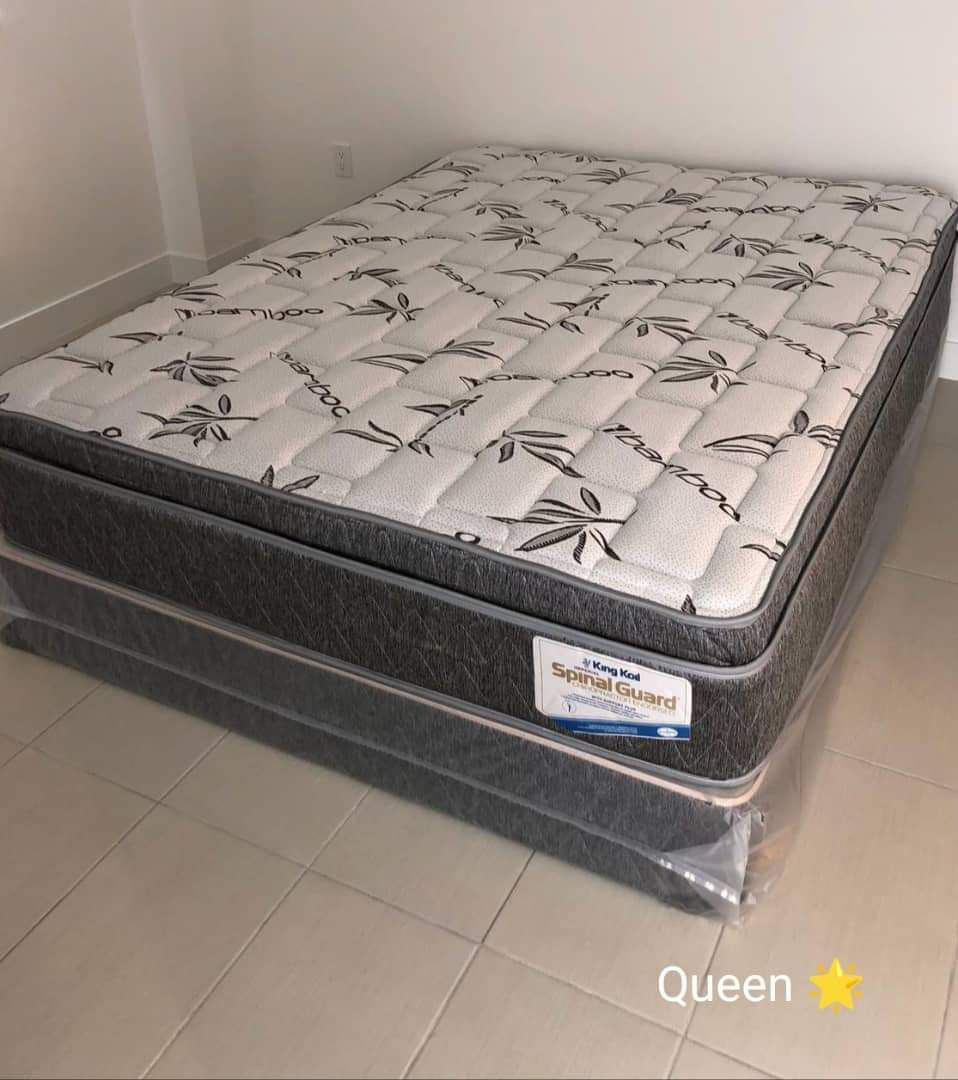 Colchón con box spring Queen