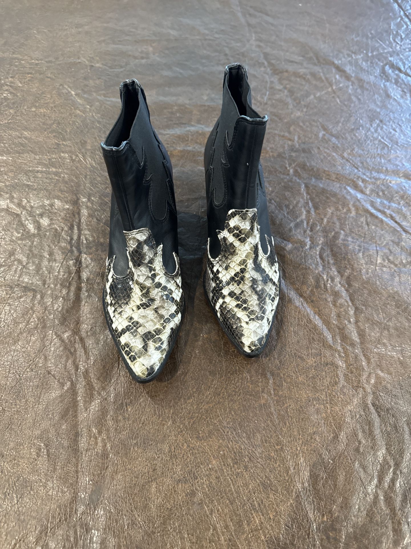 Snake Skin Boots