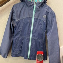 NEW. The North Face Rain Jacket. Girl. Size S (7/8)