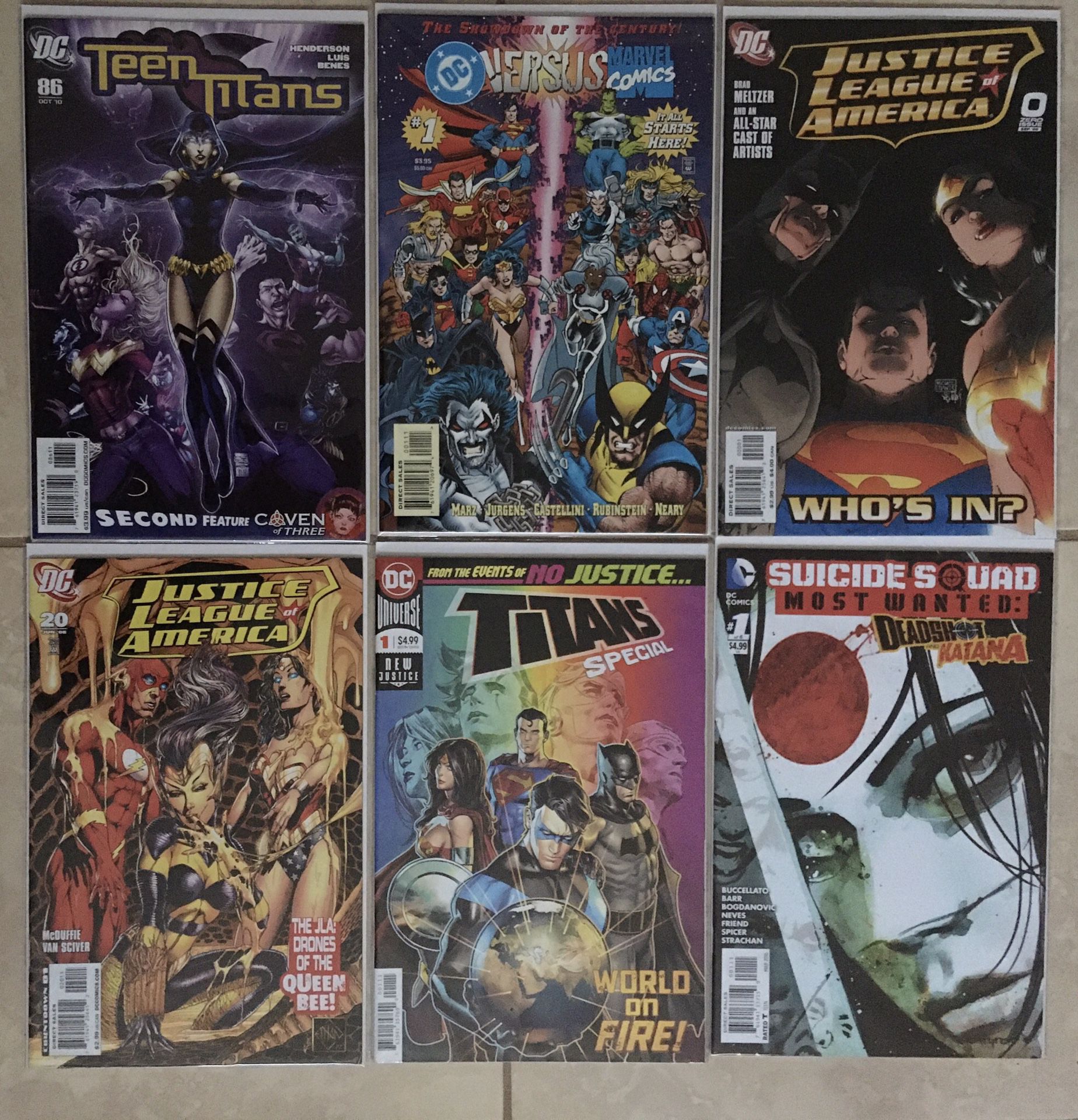 DC 6 Comic Lot