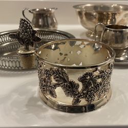 - SILVER PLATED VINTAGE LOT - 
